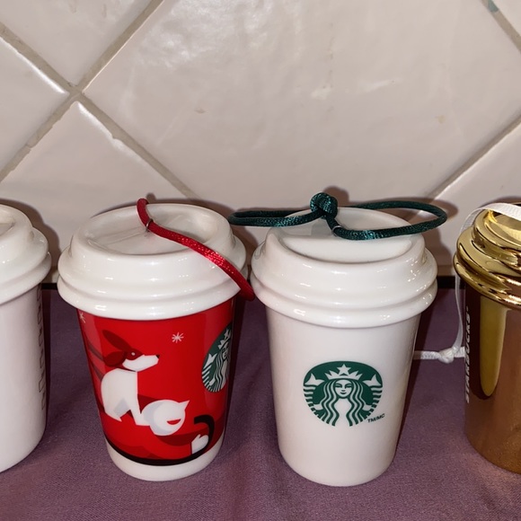 5 Starbucks 2011 Coffee Cups Ornament Bundle - Picture 7 of 12